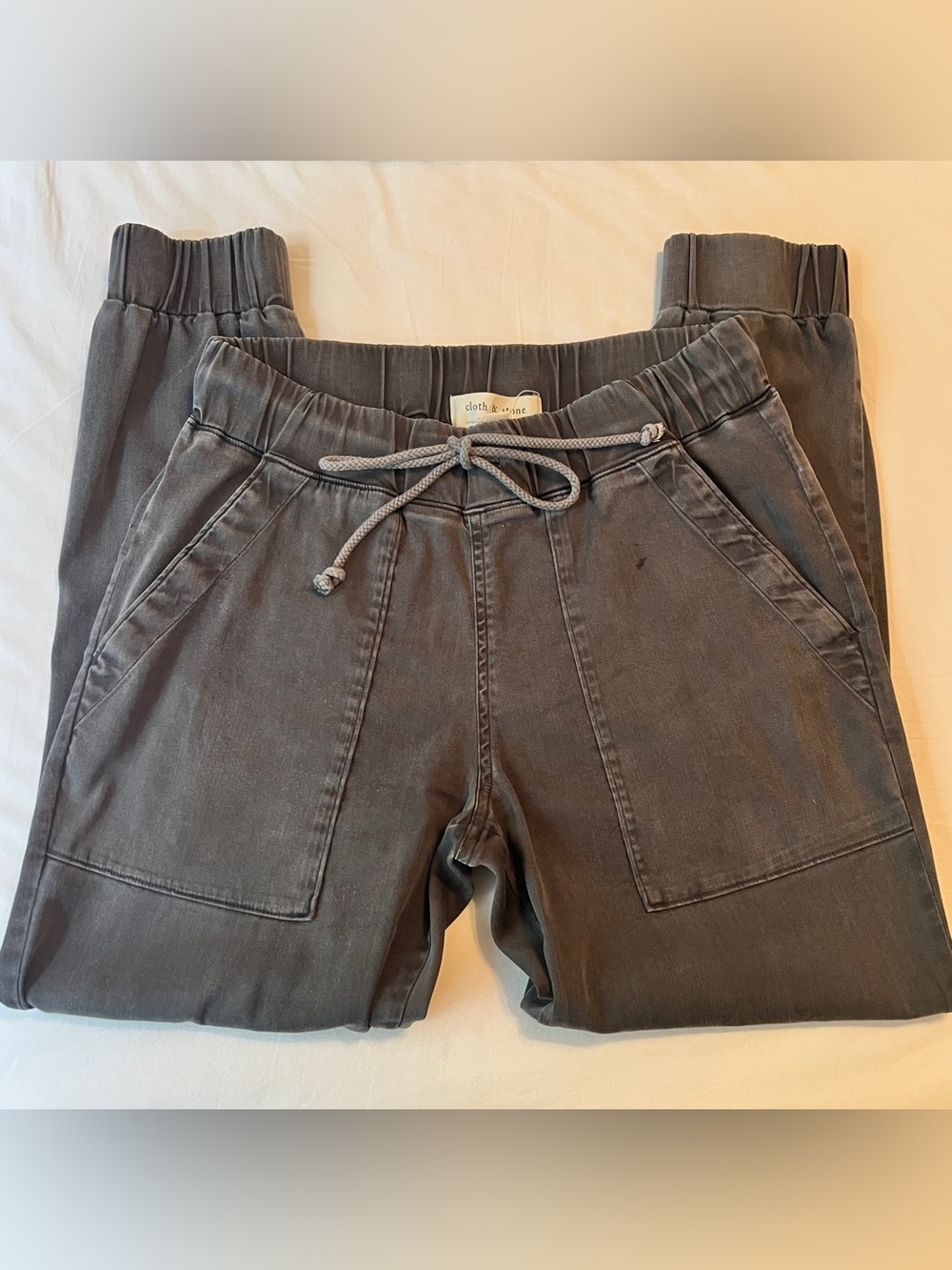 cloth & stone Gray Drawstring Jogger Pants